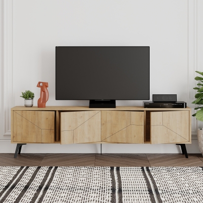 Тумба под ТВ DUNE TV STAND OAK OAK OAK 180X30X50 СМ. (LEV00459)