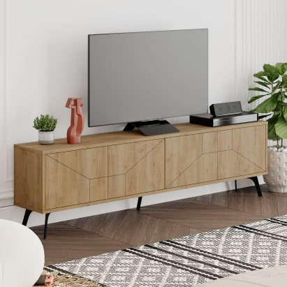 Тумба под ТВ DUNE TV STAND OAK OAK OAK 180X30X50 СМ. (LEV00459)