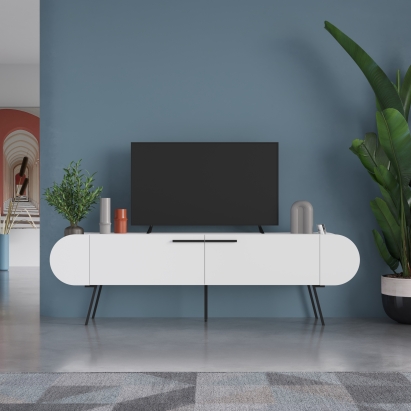 Тумба под ТВ CAPSULE TV STAND WHITE WHITE WHITE 195X37X58 СМ. (LEV00521)