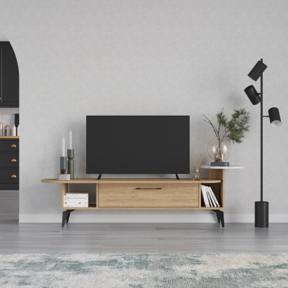 Тумба под ТВ ADA TV STAND OAK CARRARA OAK 188X40X43 СМ. (LEV00513)