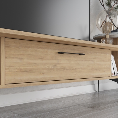 Тумба под ТВ ADA TV STAND OAK CARRARA OAK 188X40X43 СМ. (LEV00513)