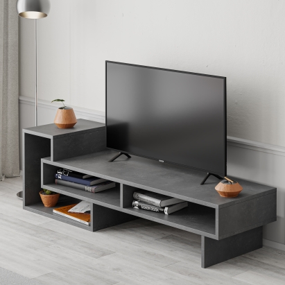 Тумба под ТВ TETRA TV STAND RETRO GREY RETRO GREY RETRO GREY 137X40X42 СМ. (LEV00449)