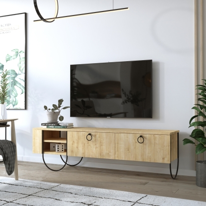 Тумба под ТВ NORFOLK TV STAND OAK OAK OAK 151X36X44 СМ. (LEV00432)