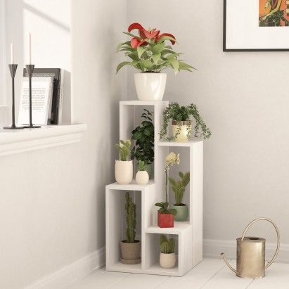 Тумба для цветов SULE PLANTSTAND WHITE WHITE  42X20X89 СМ. (LEV00372)