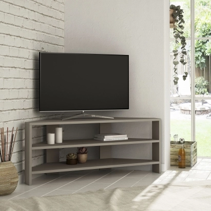 Тумба под ТВ THALES CORNER TV STAND LIGHT MOCHA LIGHT MOCHA  110X36X45 СМ. (LEV00308)