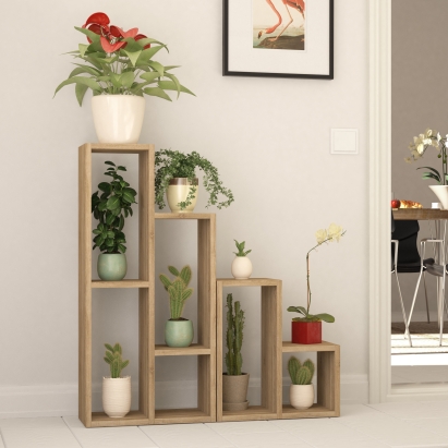 Тумба для цветов SULE PLANTSTAND OAK OAK  42X20X89 СМ. (LEV00371)