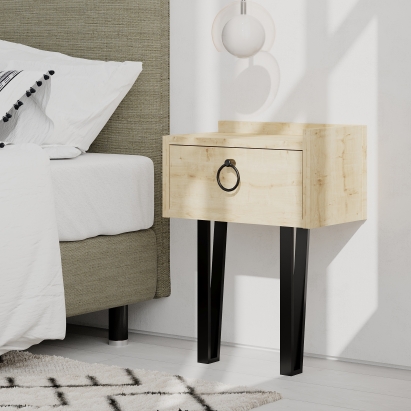 Тумба прикроватная SPONGE NIGHTSTAND OAK OAK OAK 40X24X54 СМ. (LEV00351)