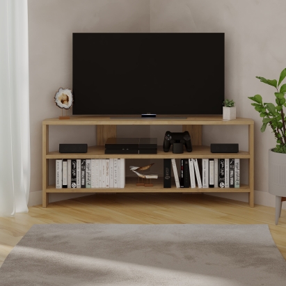 Тумба под ТВ THALES CORNER TV STAND OAK OAK  110X36X45 СМ. (LEV00309)