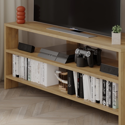 Тумба под ТВ THALES CORNER TV STAND OAK OAK  110X36X45 СМ. (LEV00309)