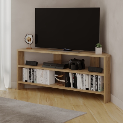 Тумба под ТВ THALES CORNER TV STAND OAK OAK  110X36X45 СМ. (LEV00309)