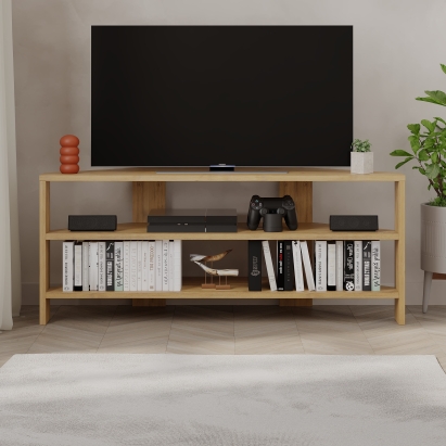 Тумба под ТВ THALES CORNER TV STAND OAK OAK  110X36X45 СМ. (LEV00309)