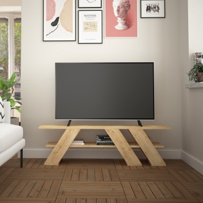 Тумба под ТВ FELLA TV STAND OAK OAK OAK 140X34X40 СМ. (LEV00401)