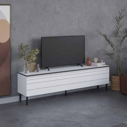 Тумба под ТВ ARYA TV STAND WHITE WHITE WHITE 180X36X50 СМ. (LEV00519)