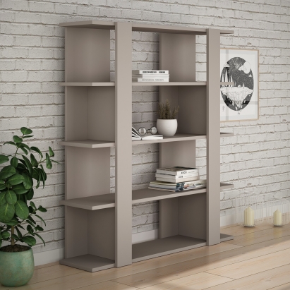 Стеллаж прямой TITA BOOKCASE LIGHT MOCHA LIGHT MOCHA LIGHT MOCHA 110X29X122 СМ. (LEV00622)