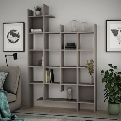 Стеллаж прямой MANCO BOOKCASE LIGHT MOCHA LIGHT MOCHA LIGHT MOCHA 122X26X188 СМ. (LEV00586)