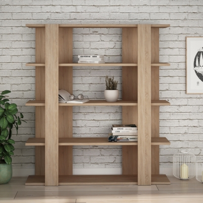 Стеллаж прямой TITA BOOKCASE OAK OAK OAK 110X29X122 СМ. (LEV00626)