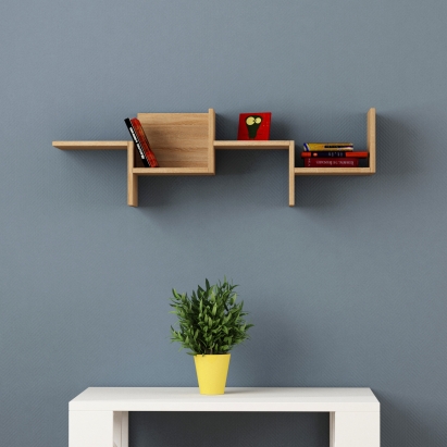 Полка фигурная RAKO SHELF OAK OAK 115X22X34 СМ. (LEV00919)