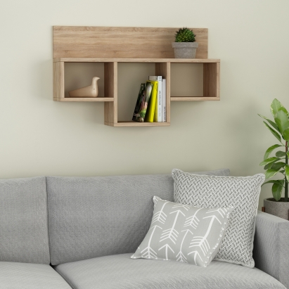 Полка фигурная TRAN SHELF OAK OAK 80X20X49 СМ. (LEV00922)