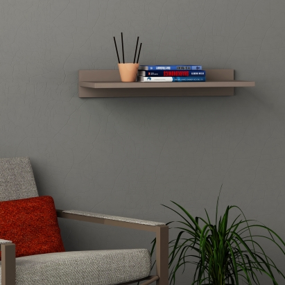 Полка прямая SIMPLE SHELF LIGHT MOCHA LIGHT MOCHA 60X24X10 СМ. (LEV00883)