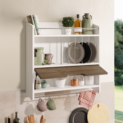 Шкаф настенный PION KITCHEN SHELF WHITE HITIT 77X20X76 СМ. (LEV00944)