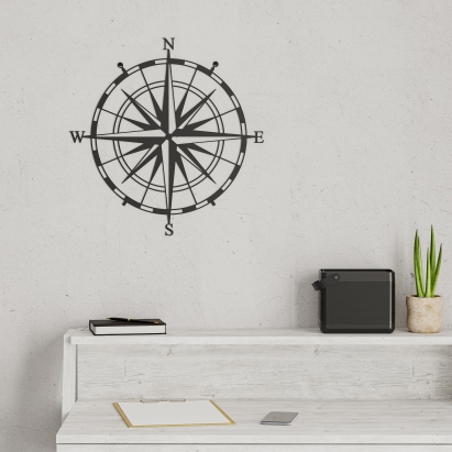 Панно WALL ART NO:23 COMPASS 45X2X45 СМ. (LEV00988)