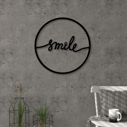 Панно WALL ART NO.8 SMILE 45X2X45 СМ. (LEV00973)