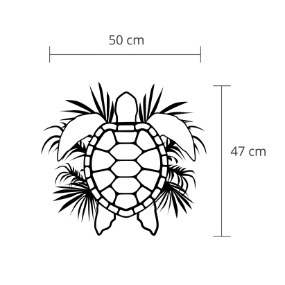 Панно WALL ART NO:26 CARETTA 50X3X47 СМ. (LEV00996)