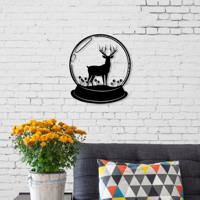 Панно WALL ART NO:25 DEER 45X3X40 СМ. (LEV00994)