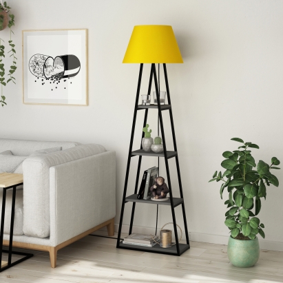 Торшер PAL FLOOR LAMP YELLOW ANTHRACITE 50X22X165 СМ. (LEV01026)