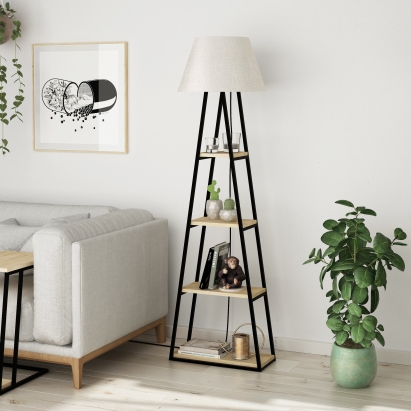 Торшер PAL FLOOR LAMP LINEN OAK 50X22X165 СМ. (LEV01030)