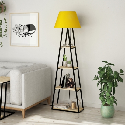 Торшер PAL FLOOR LAMP YELLOW OAK 50X22X165 СМ. (LEV01031)