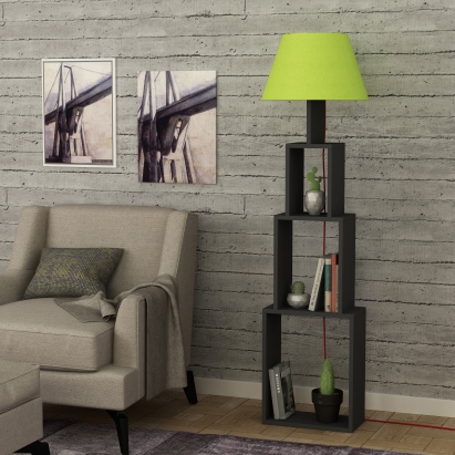 Торшер TOWER FLOOR LAMP GREEN ANTHRACITE 40X20X168 СМ. (LEV01022)