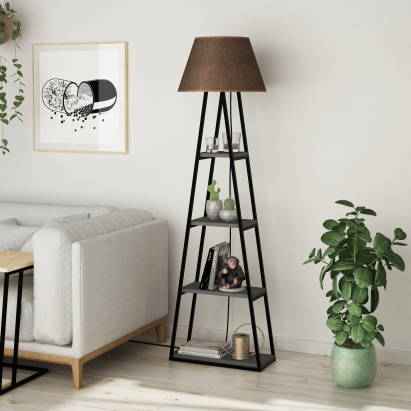 Торшер PAL FLOOR LAMP BROWN ANTHRACITE 50X22X165 СМ. (LEV01024)