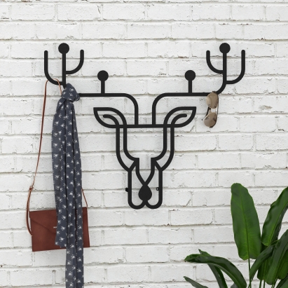 Вешалка для одежды METAL HANGER DEER BLACK   60X8X60 СМ. (LEV01056)