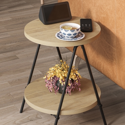 Стол приставной ESSEL SIDE TABLE OAK OAK OAK 35X35X42 СМ. (LEV01076)