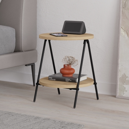 Стол приставной ESSEL SIDE TABLE OAK OAK OAK 35X35X42 СМ. (LEV01076)