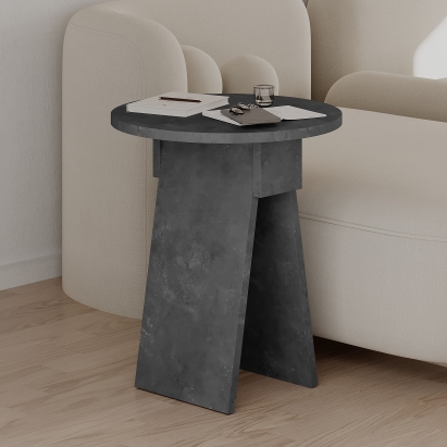 Стол журнальный CHEN COFFEE TABLE RETRO GREY RETRO GREY RETRO GREY 42X42X50 СМ. (LEV01103)