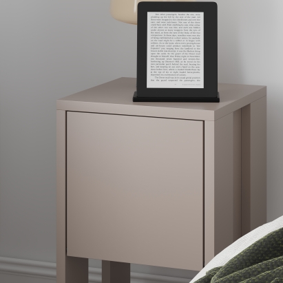 Тумба прикроватная EMA NIGHTSTAND LIGHT MOCHA LIGHT MOCHA LIGHT MOCHA 30X30X55 СМ. (LEV01109)