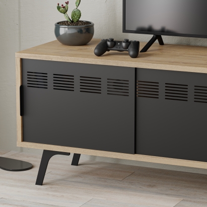 Тумба под ТВ LULIA TV STAND SAPHIRE OAK OAK 148,2X40X48,5 СМ. (LEV01115)