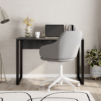 Стол письменный INNA WORKING TABLE RETRO GREY RETRO GREY RETRO GRAY 110X60X75 СМ. (LEV01114)