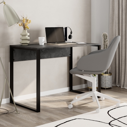 Стол письменный INNA WORKING TABLE RETRO GREY RETRO GREY RETRO GRAY 110X60X75 СМ. (LEV01114)