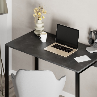 Стол письменный INNA WORKING TABLE RETRO GREY RETRO GREY RETRO GRAY 110X60X75 СМ. (LEV01114)