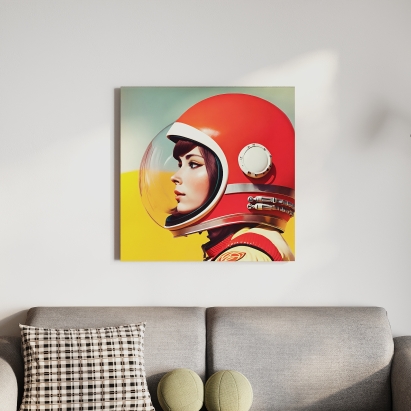 Постер MODERN ART ASTRONAUT 80X2X80 СМ. (LEV01166)