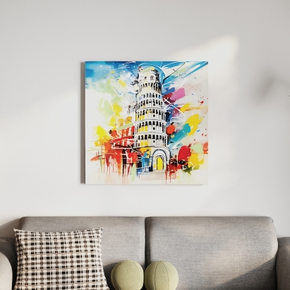 Постер MODERN ART PISA 80X2X80 СМ. (LEV01162)