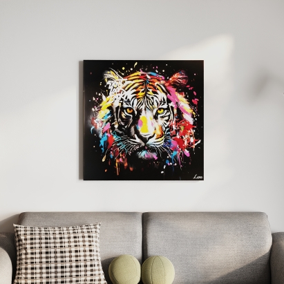 Постер MODERN ART TIGER 80X2X80 СМ. (LEV01163)