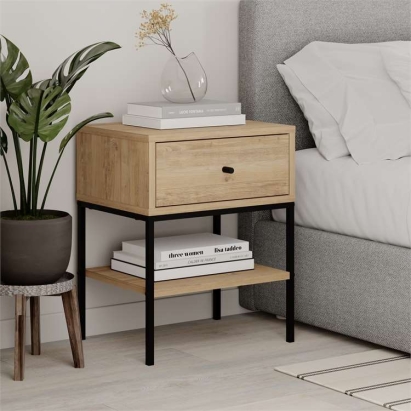 Тумба прикроватная LISA NIGHTSTAND OAK OAK OAK 45X35X56,4 СМ. (LEV01179)