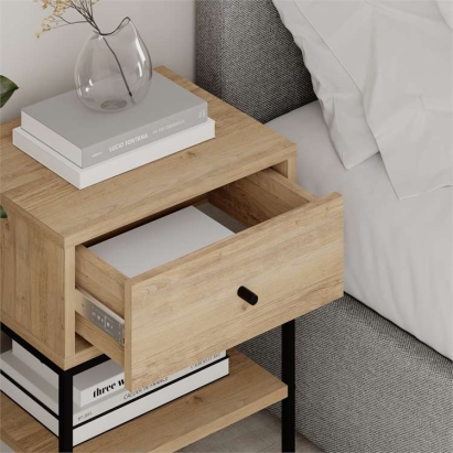 Тумба прикроватная LISA NIGHTSTAND OAK OAK OAK 45X35X56,4 СМ. (LEV01179)