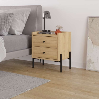 Тумба прикроватная MALTA NIGHTSTAND OAK OAK OAK 48,6X35X52,4 СМ. (LEV01178)