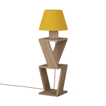 Торшер KOZENA SIDE FLOOR LAMP YELLOW OAK 22X22X85 СМ. (LEV01049)