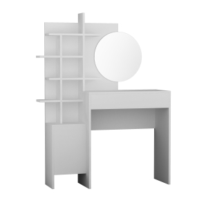 Стол Туалетный MUP DRESSING TABLE WHITE WHITE WHITE 105X35X151 СМ. (LEV00123)